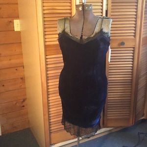 Velvet stretchy dress